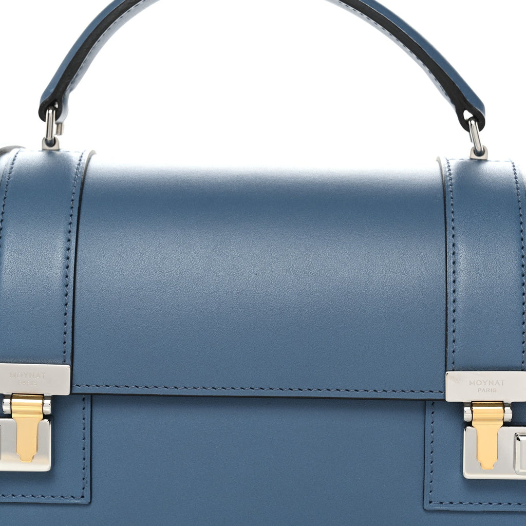 Box Calfskin Cabotin Blue