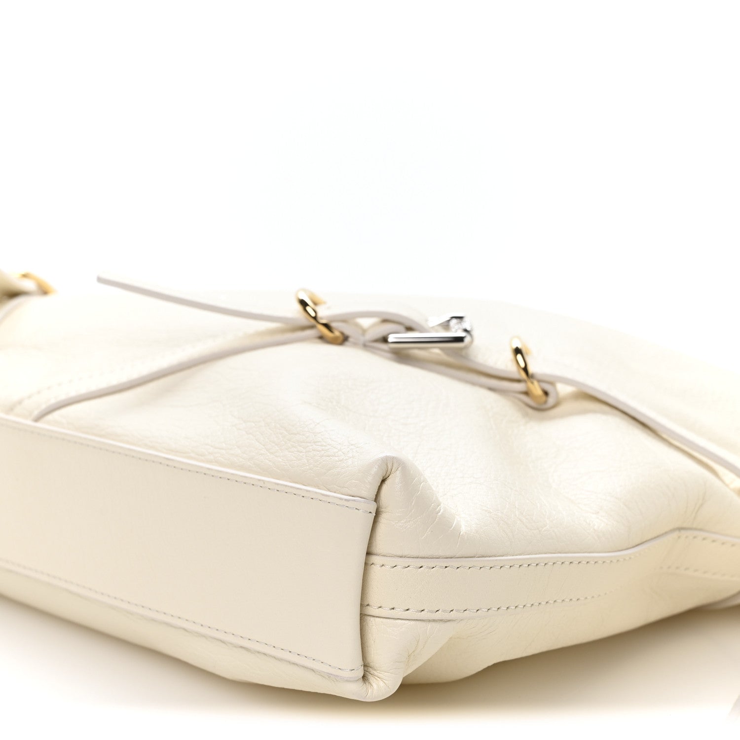 Calfskin Medium Voyou Bag Ivory