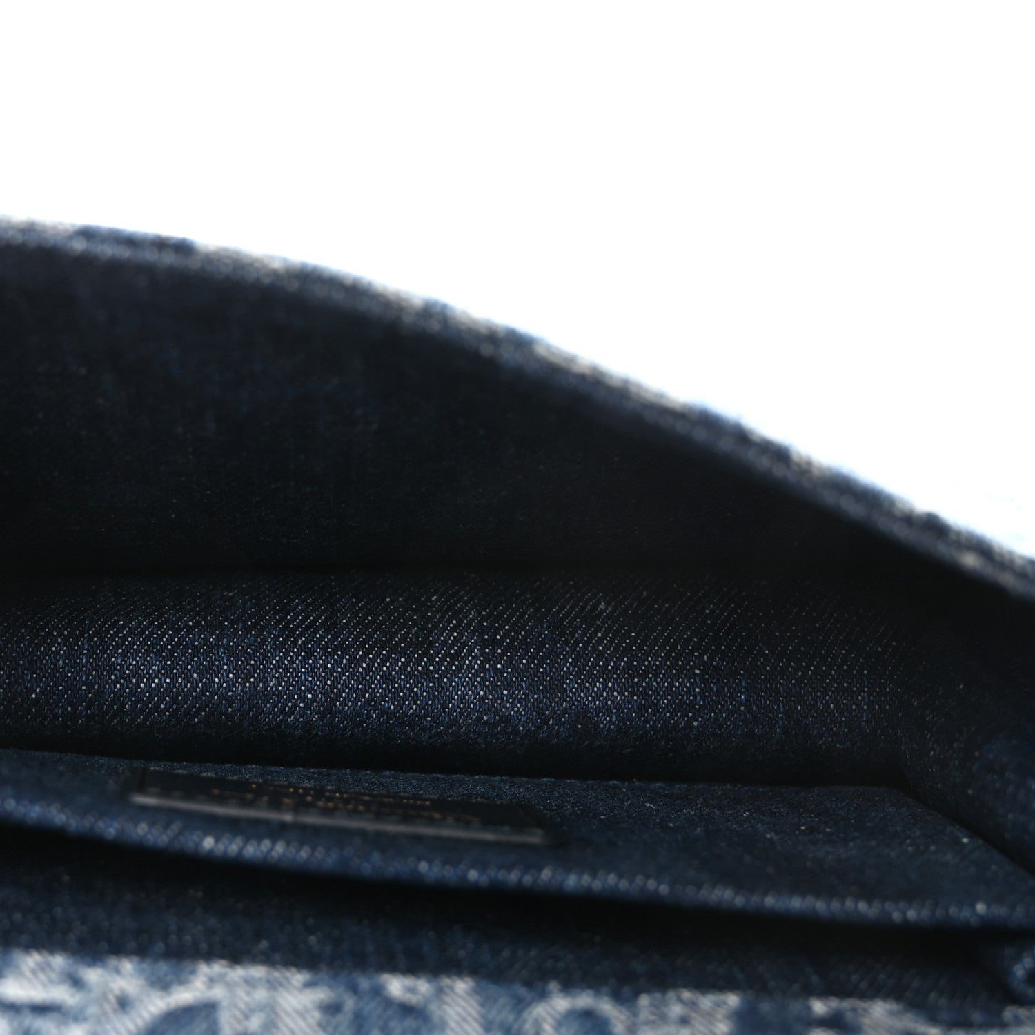 Denim Oblique 30 Montaigne East West Chain Flap Bag
