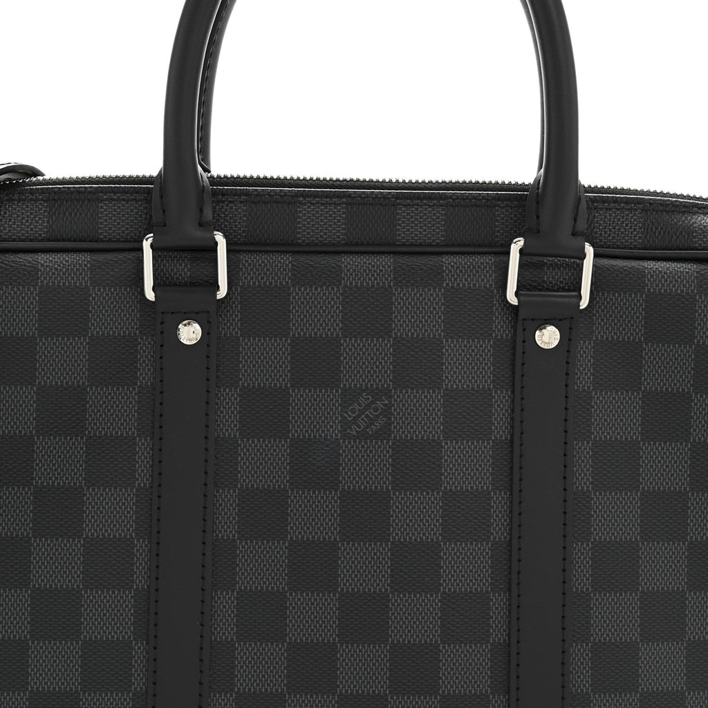 Damier Graphite Porte Documents Voyage PM
