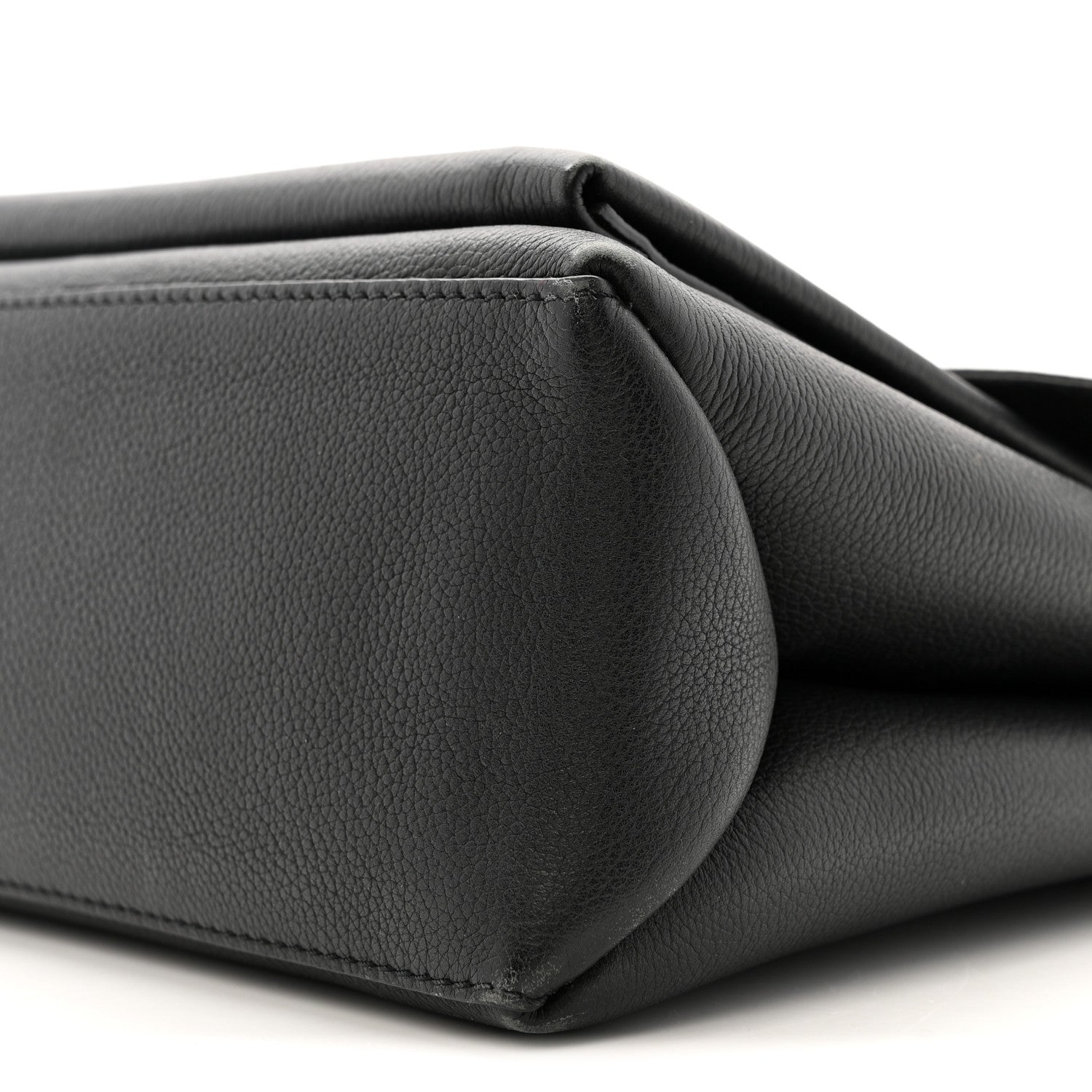 Soft Calfskin My Lockme Top Handle Black