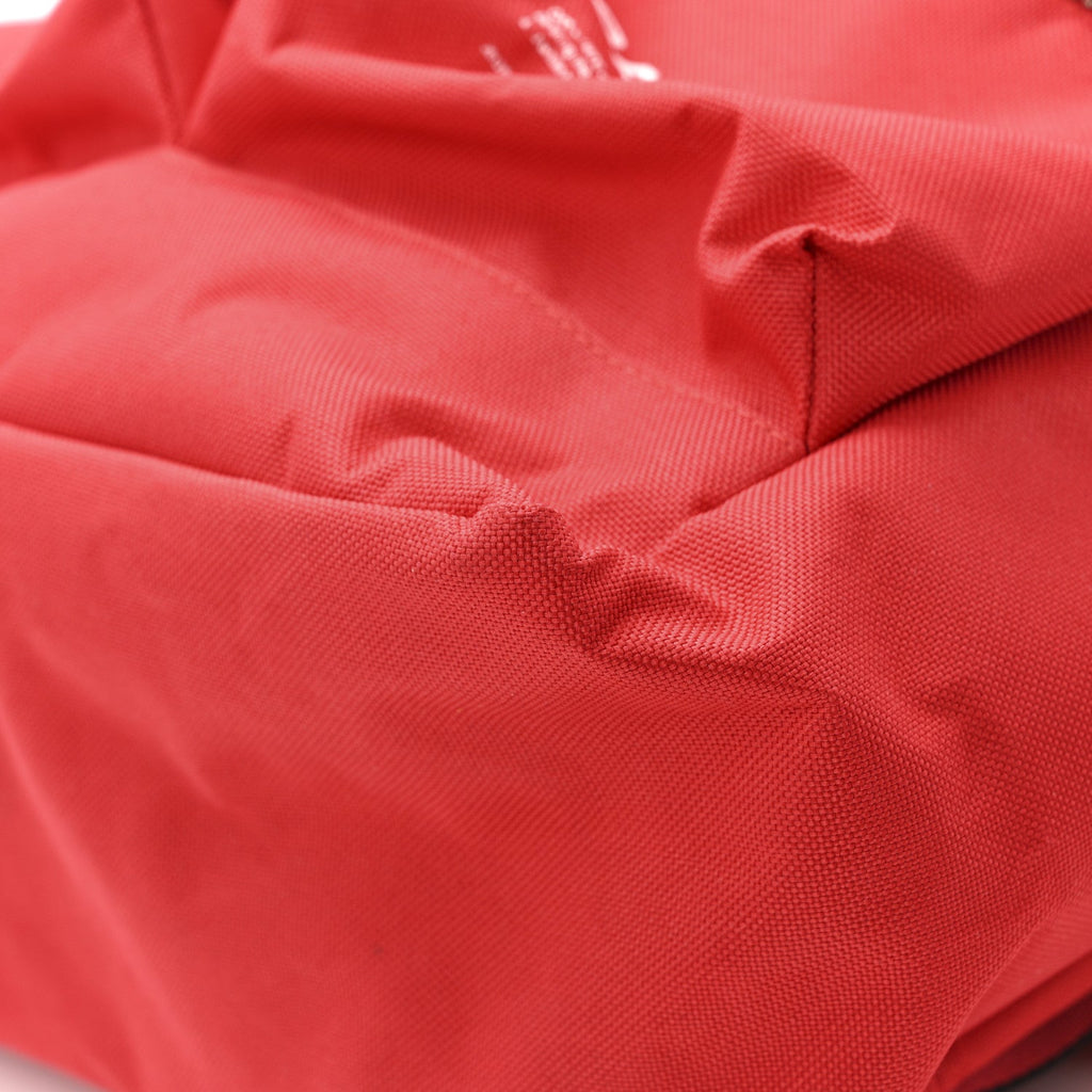 Canvas Quote Backpack Red White