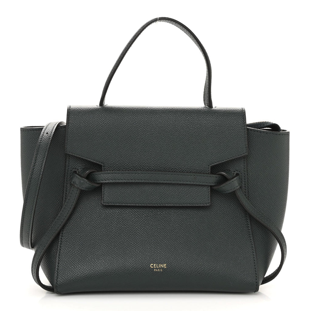 Grained Calfskin Nano Belt Bag Amazone
