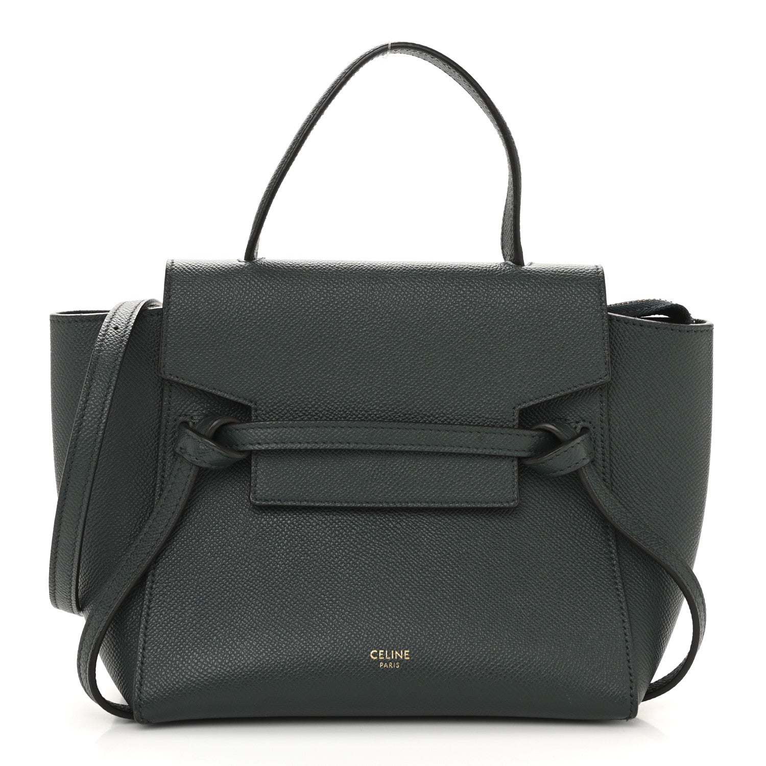 Grained Calfskin Nano Belt Bag Amazone