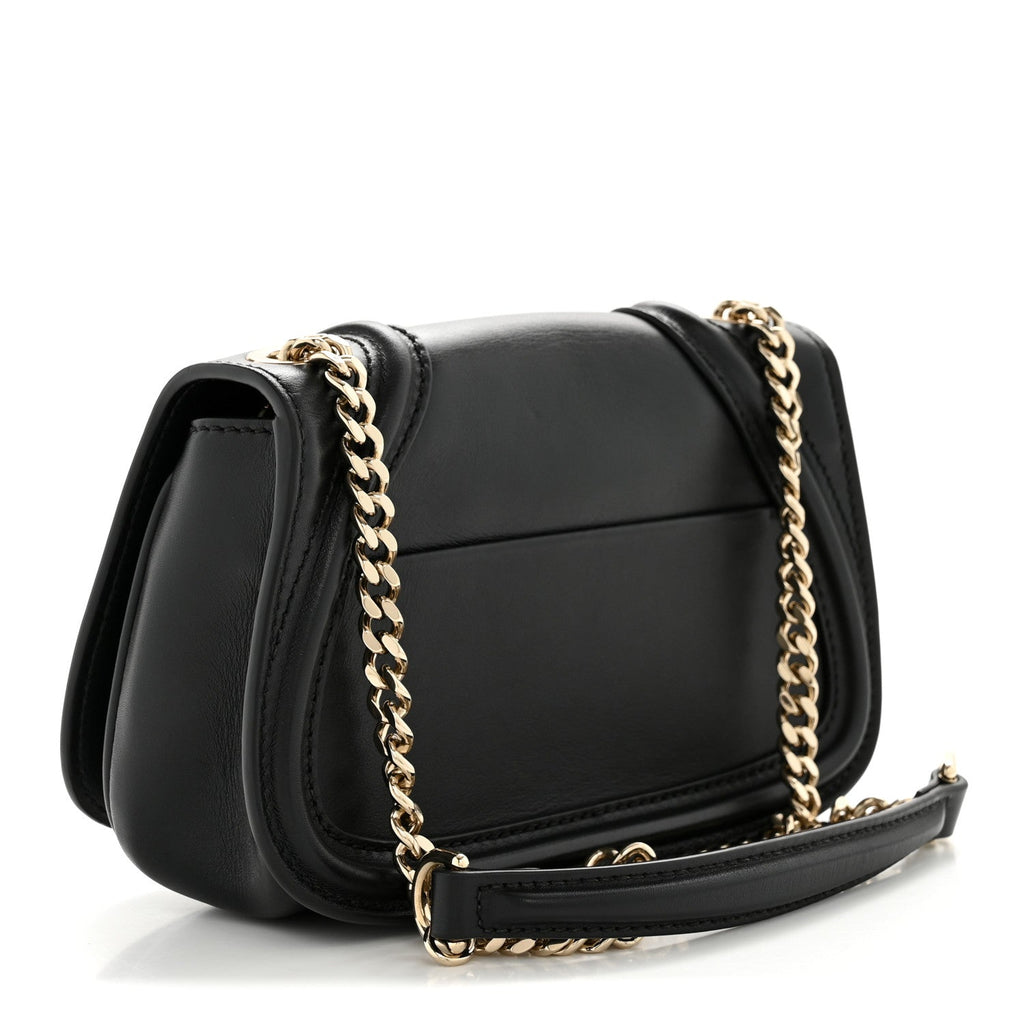 Calfskin Blondie Small Shoulder Bag Black