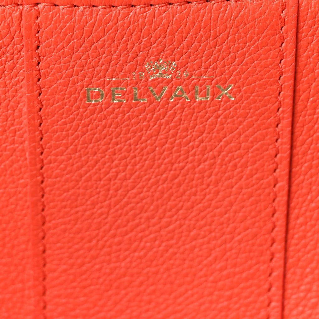 Grained Calfskin MM Brillant Satchel Sunset