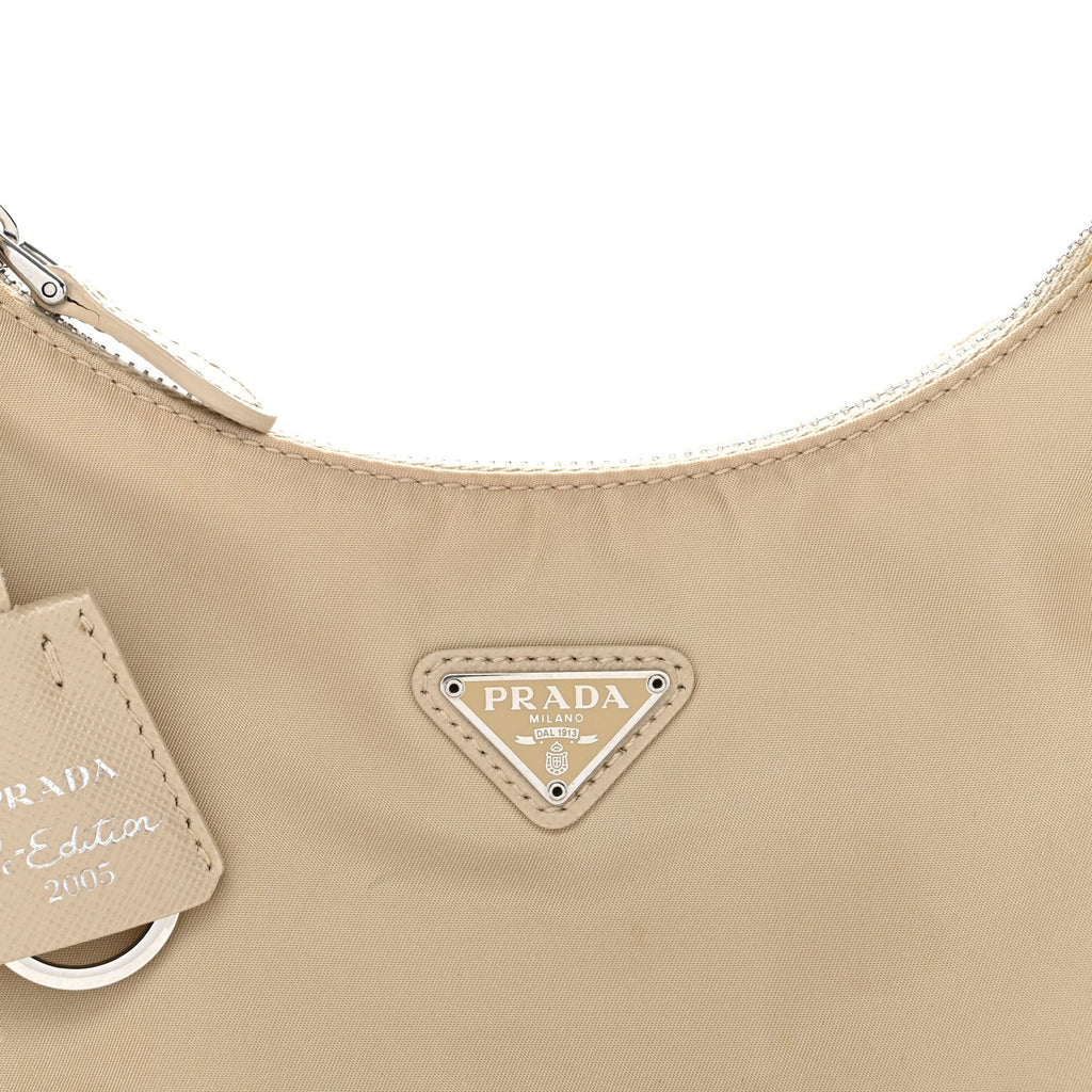 Re-Nylon Saffiano Mini Re-Edition 2005 Bag Deserto