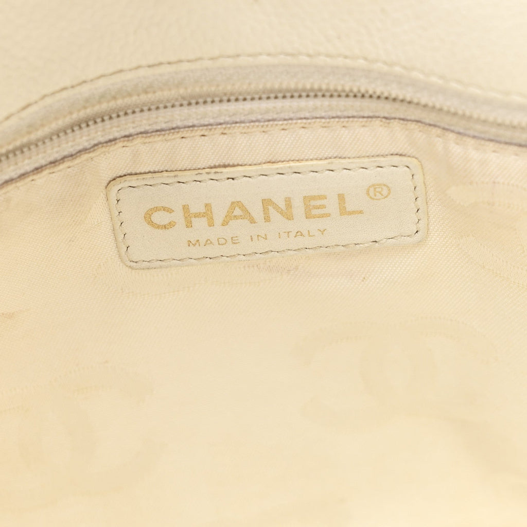Caviar CC Timeless Tote White