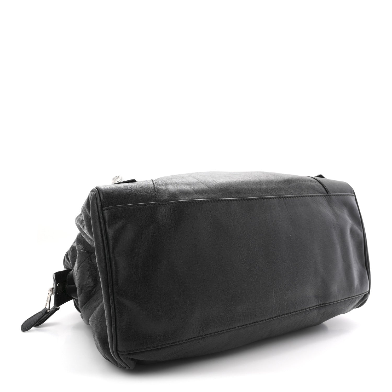 Agneau Giant 21 Silver Hardware Mid Day Black