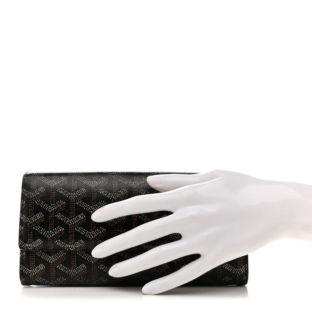 Goyardine Varenne Long Wallet Black