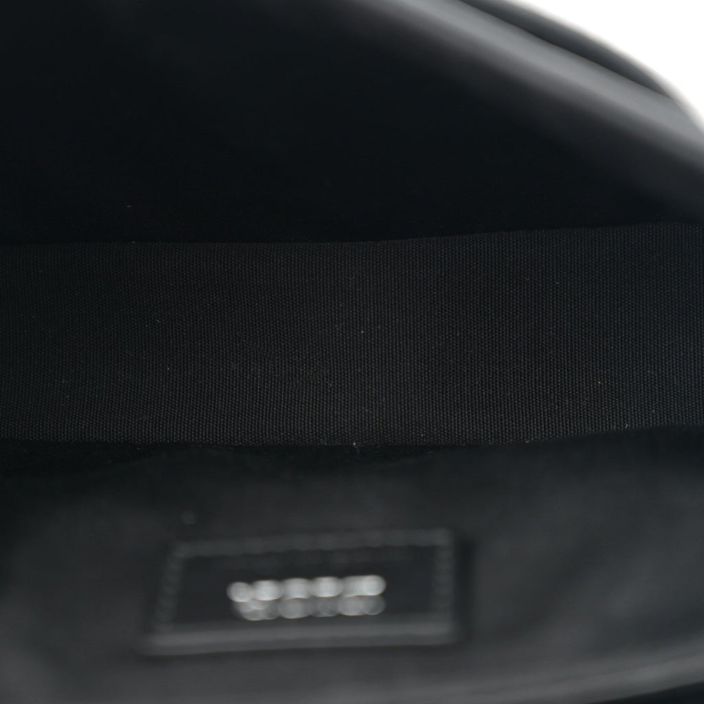Coated Canvas CD Diamond Mini Hit The Road Bag Black