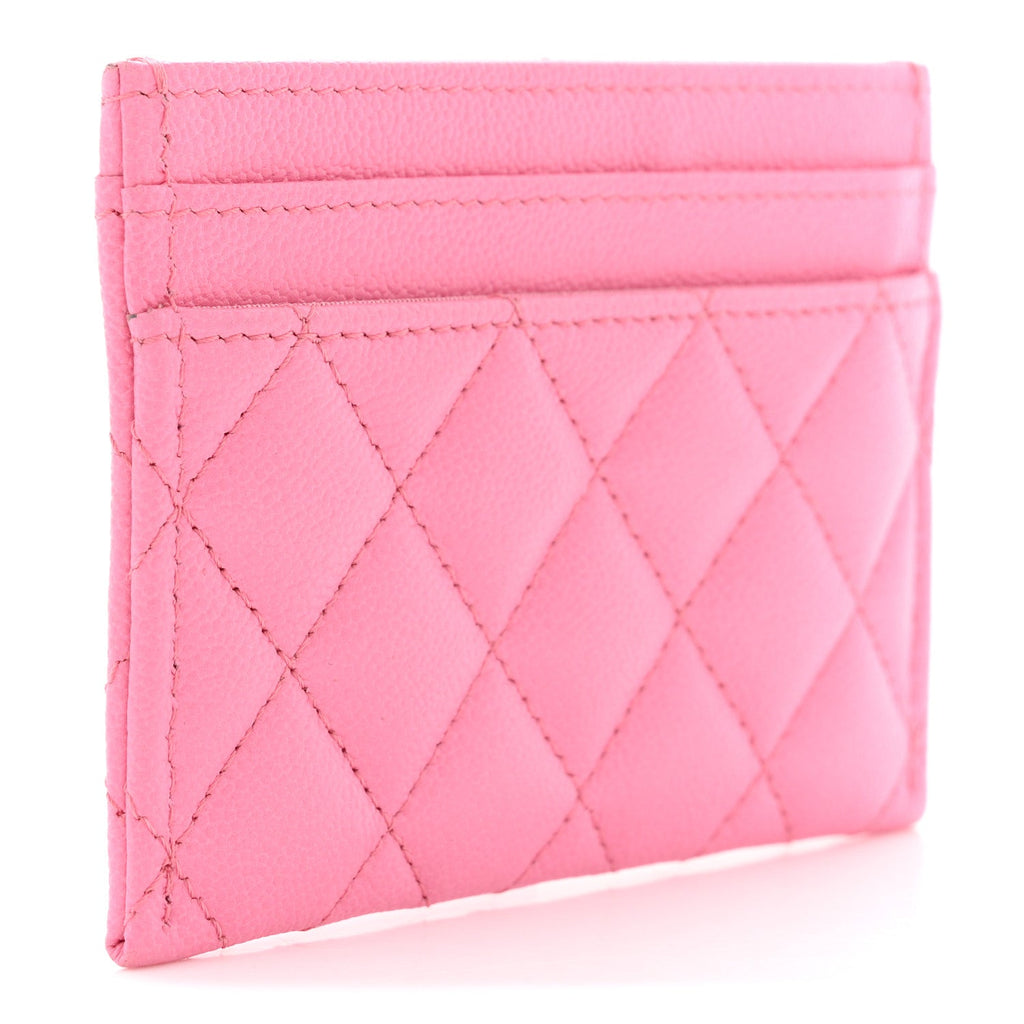 Caviar Quilted Boy  Holder Pink