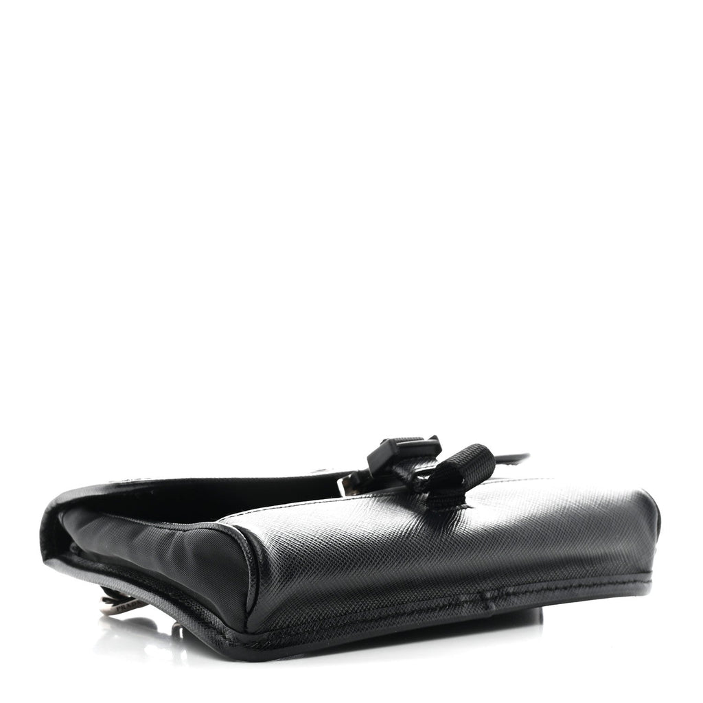 Re-Nylon Saffiano Lunar New Year Smartphone Case Crossbody Black