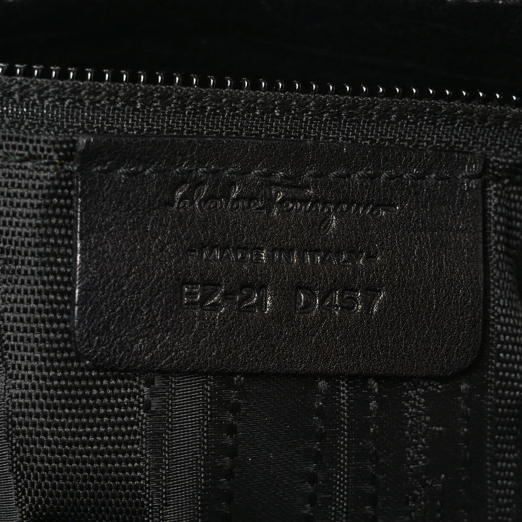 Calfskin Chain Tote Black