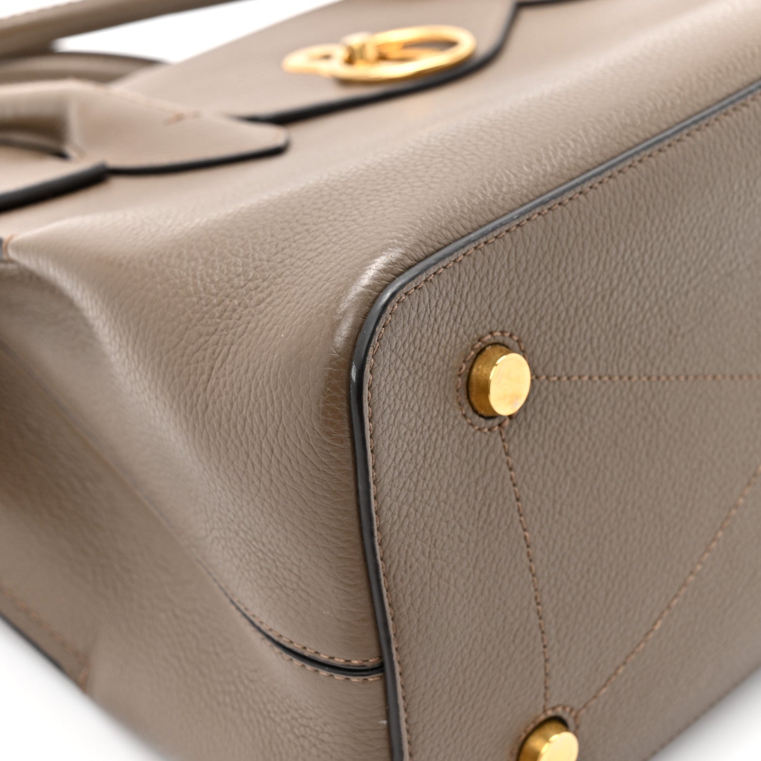 Small Classic Grain Calfskin Seaton Clay