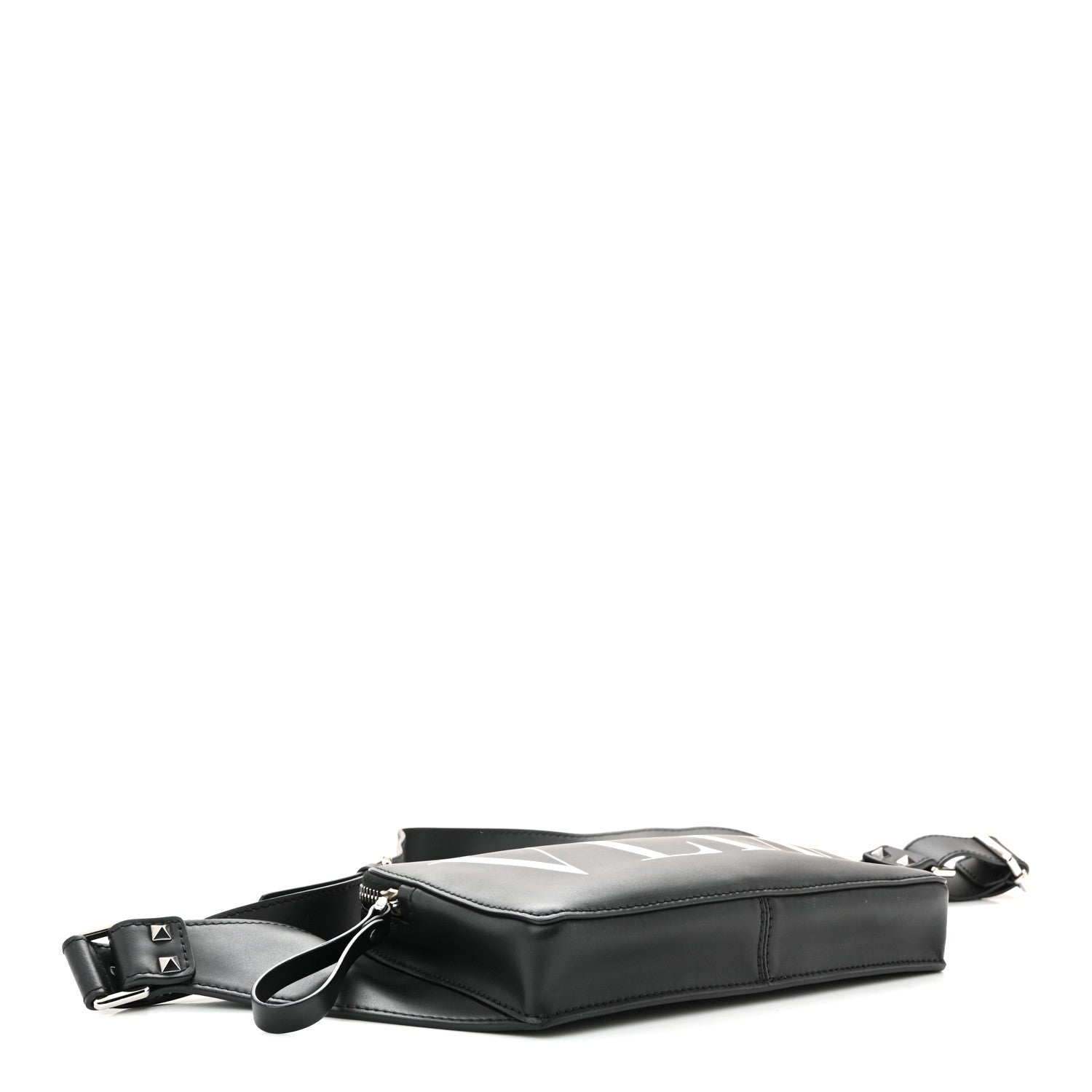 Calfskin VLTN Belt Bag Black White