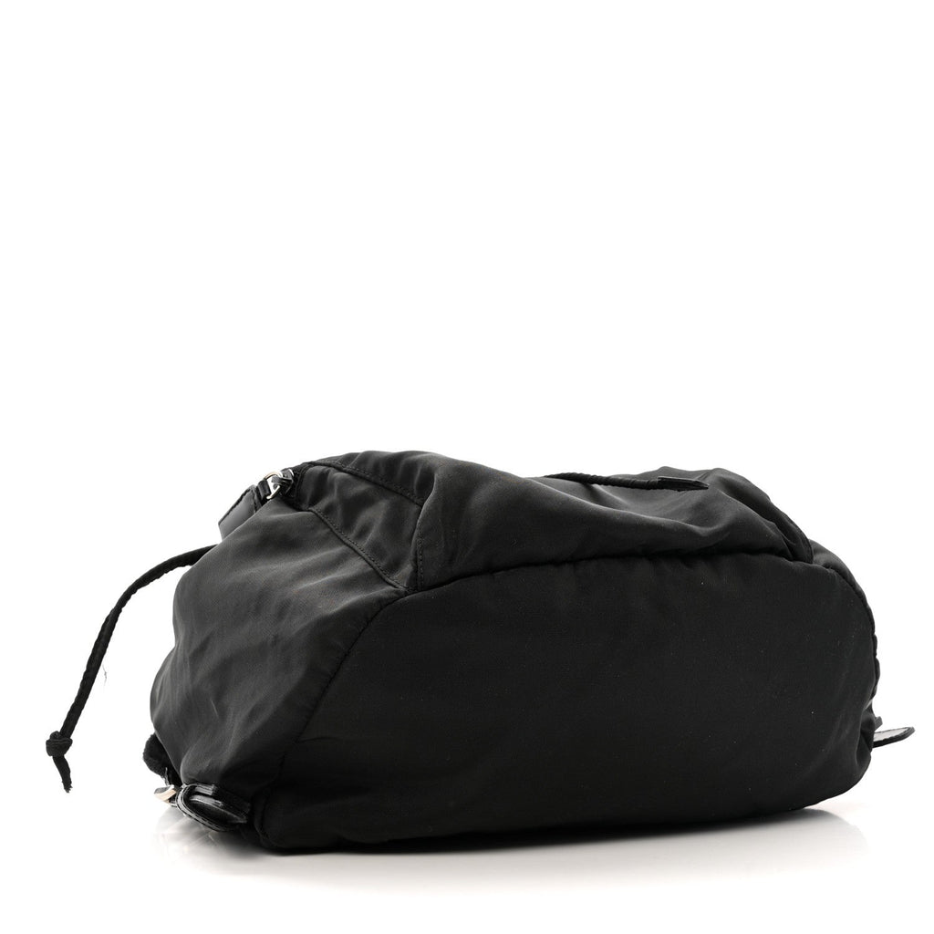 Tessuto Nylon Vela Cinch Backpack Black