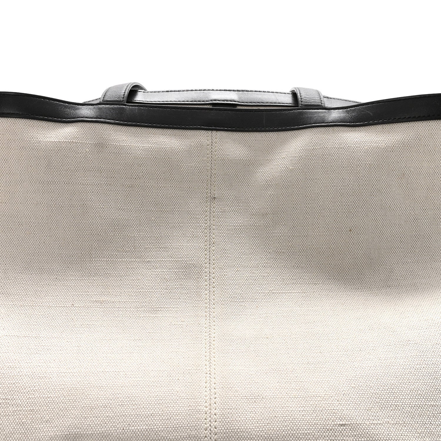 Canvas Mix Nappa Intrecciato Medium Flip Flap Tote Natural Fondant