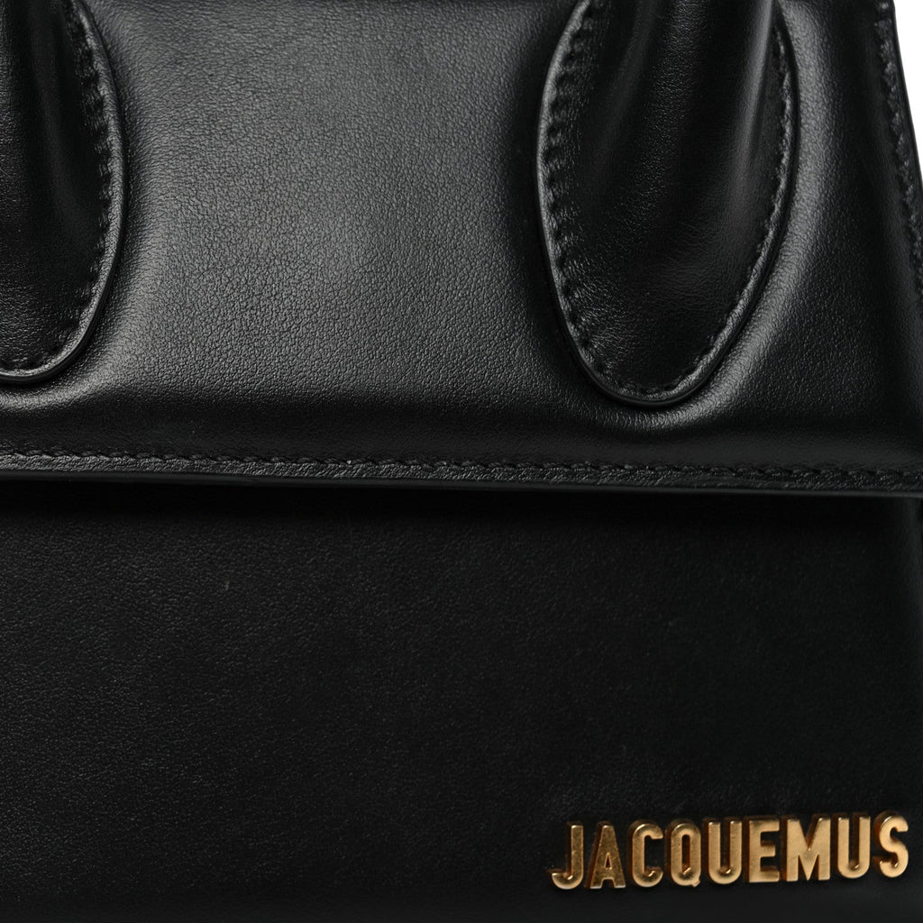 Smooth Calfskin Le Chiquito Noeud Black