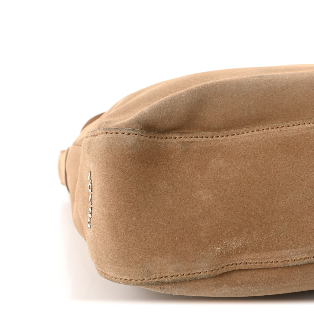 Scamosciato Hobo Cammello