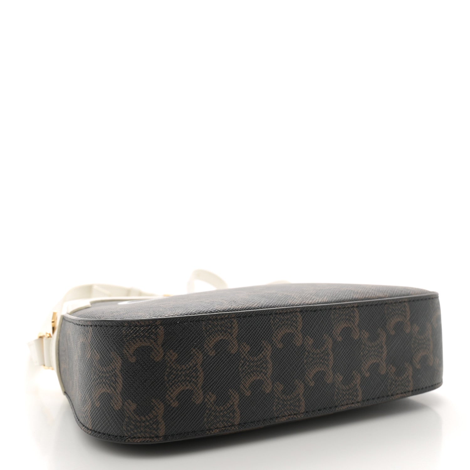 Triomphe Canvas Small Camera Bag White