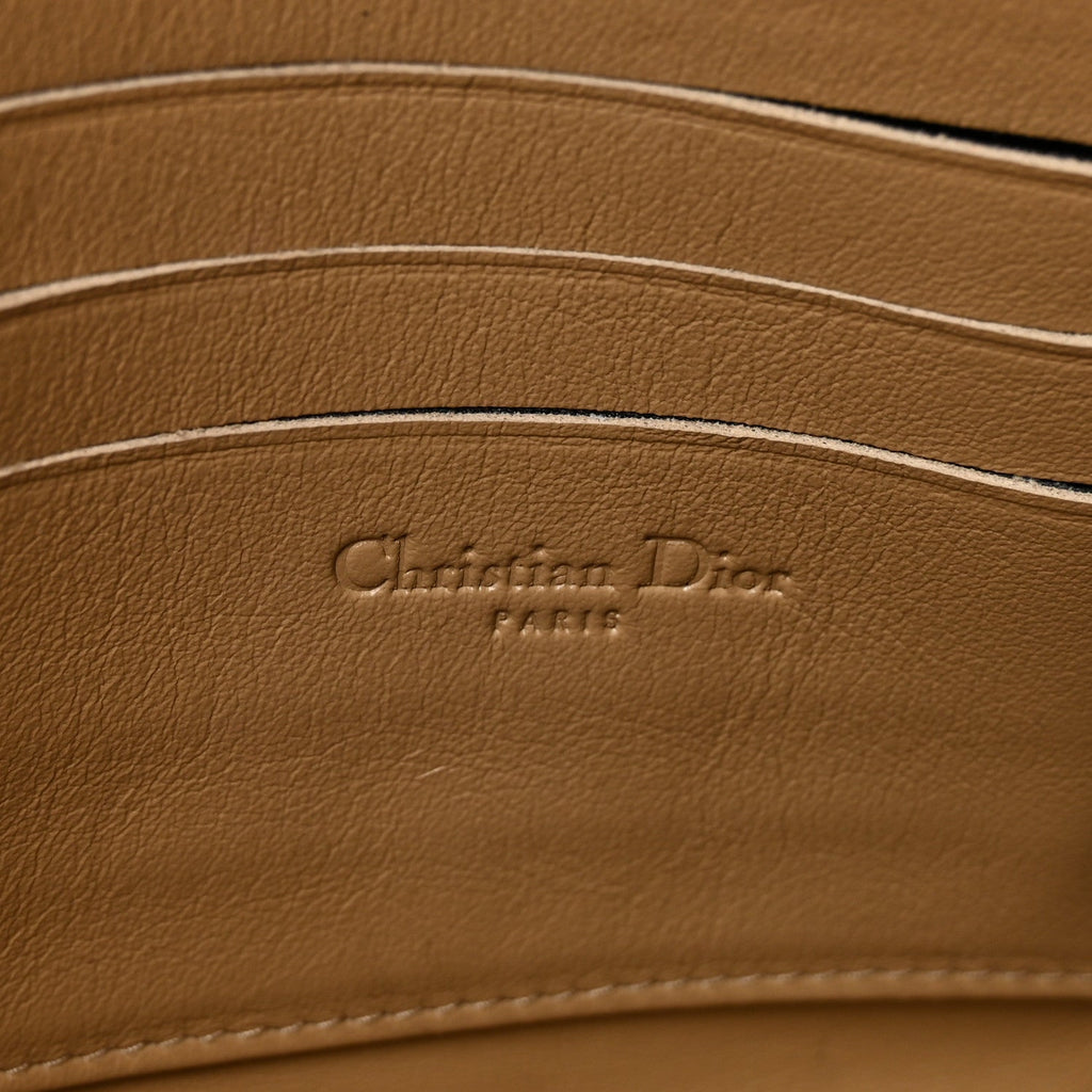 Patent Cannage Miss Dior Promenade Pouch Yellow