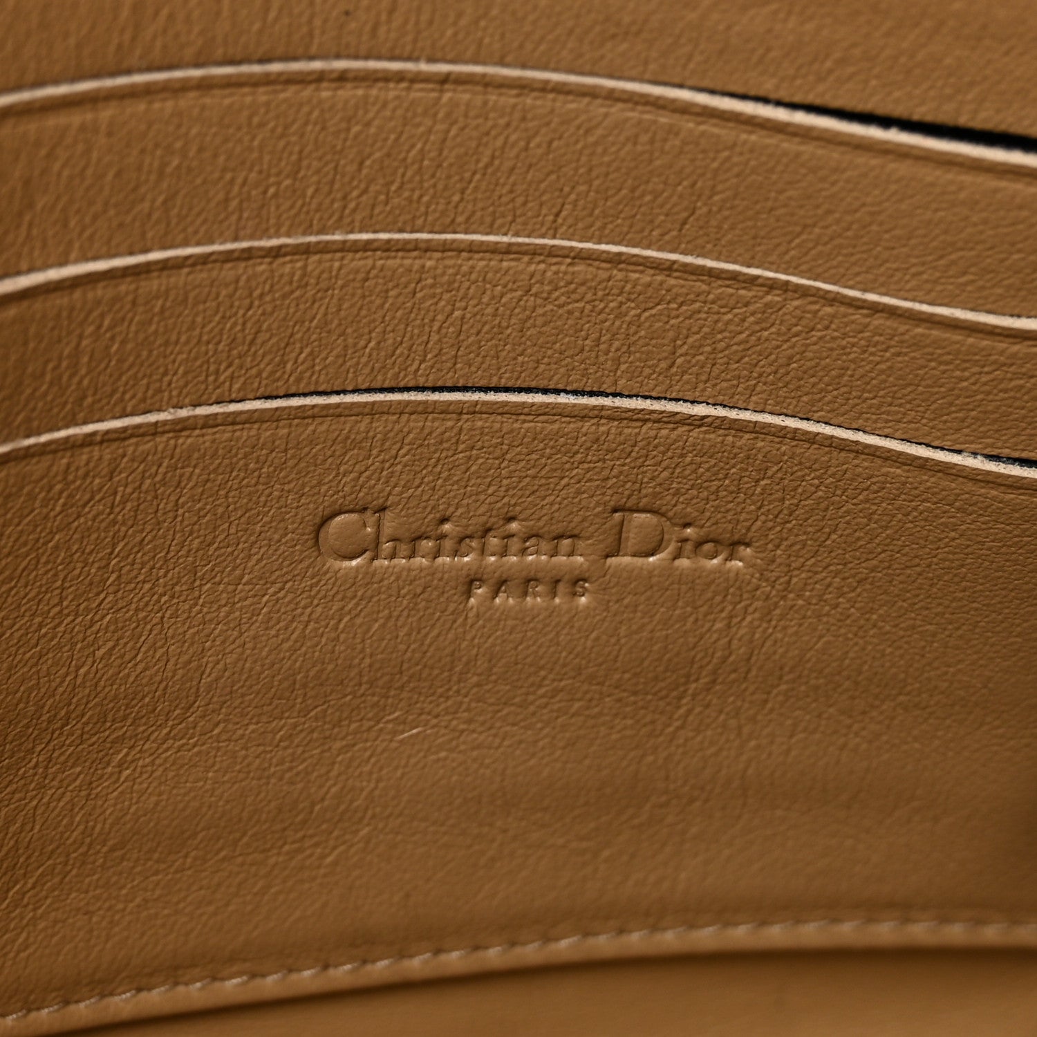 Patent Cannage Miss Dior Promenade Pouch Yellow