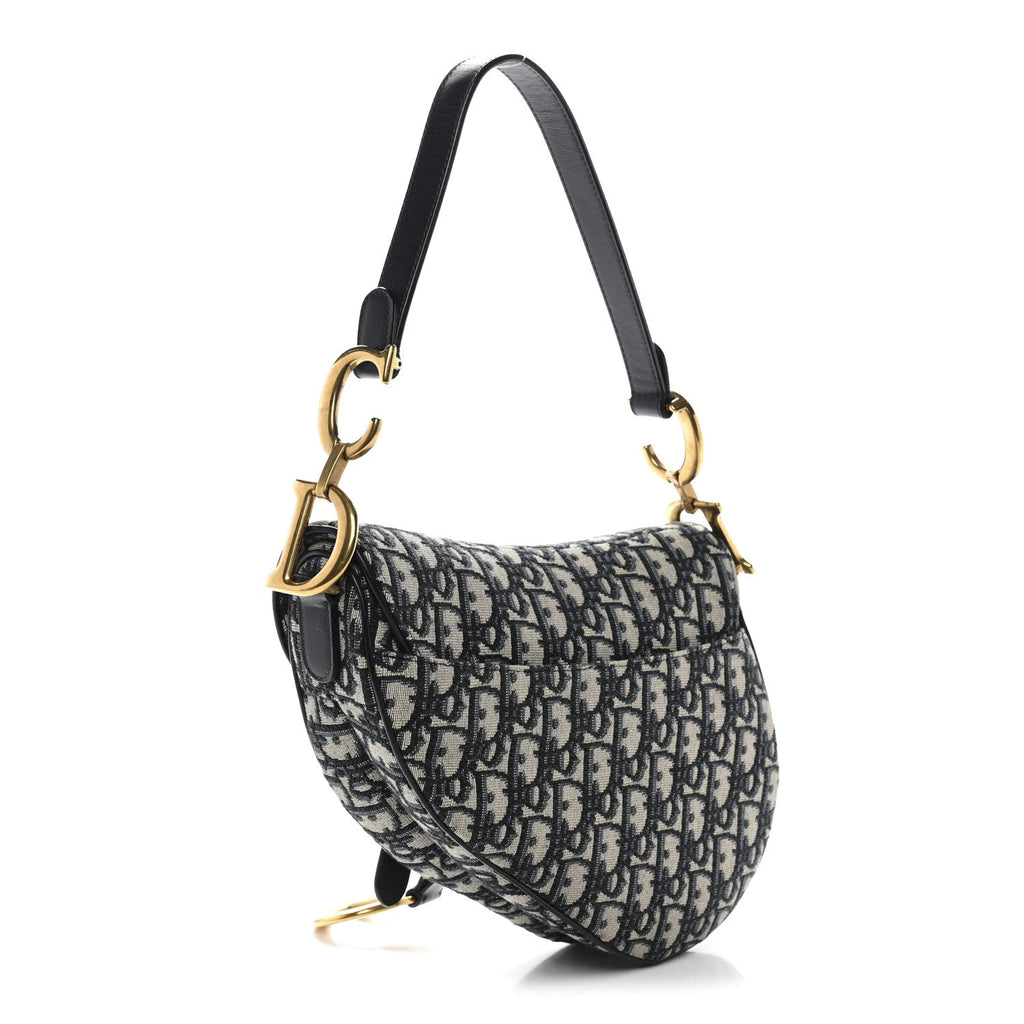 Oblique Saddle Bag Blue