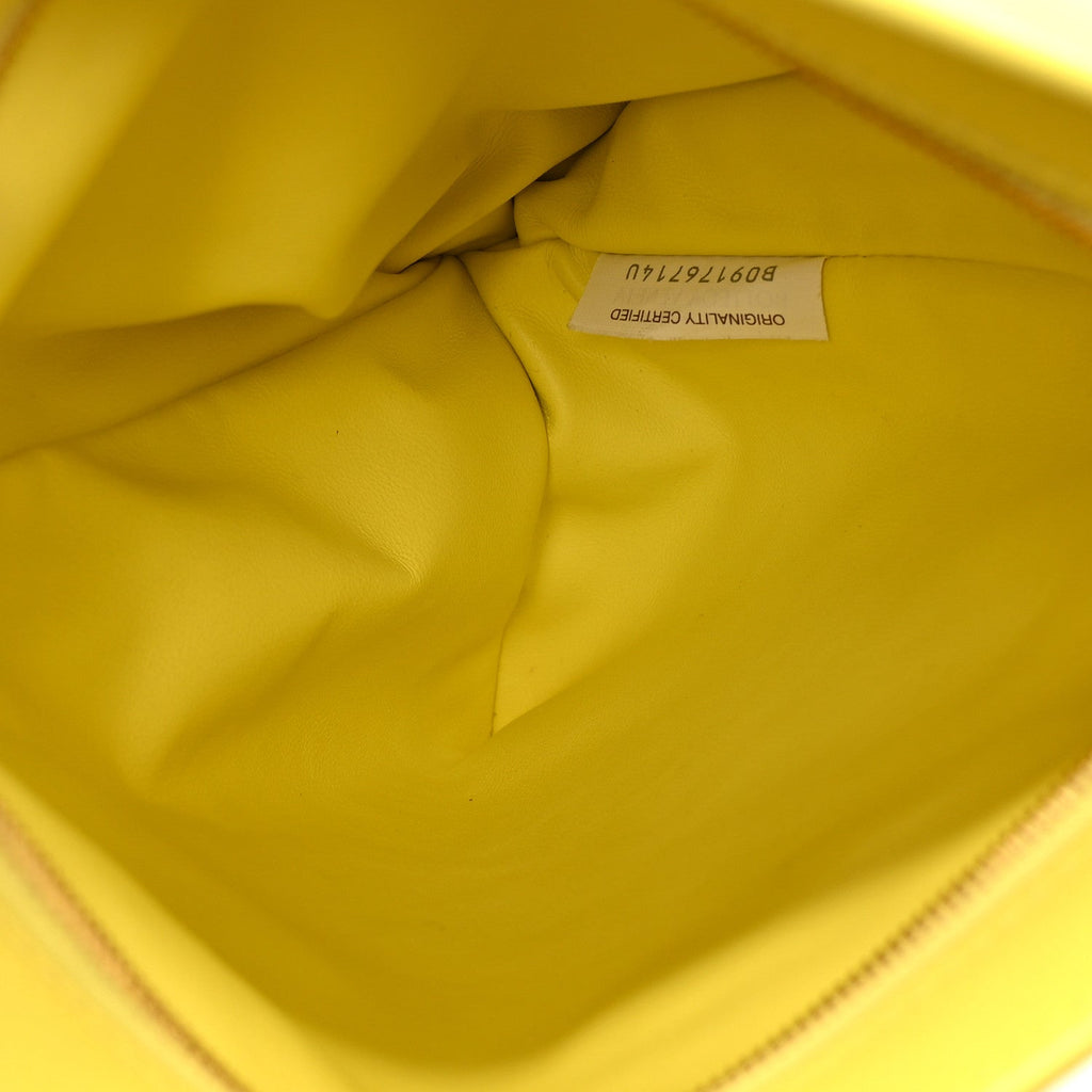 Calfskin Mini BV Twist Yellow