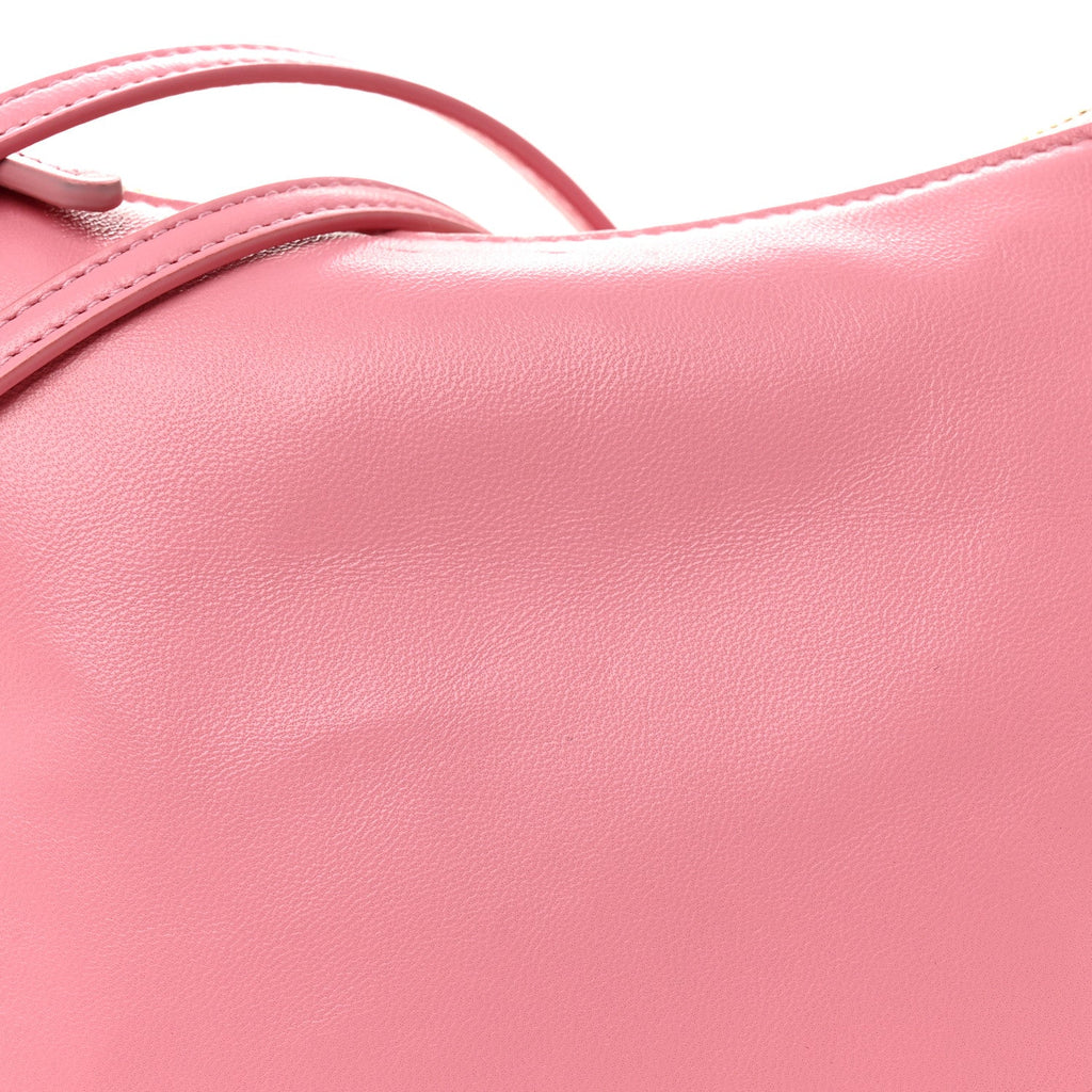 Lambskin Hera Crossbody Bag Flamingo
