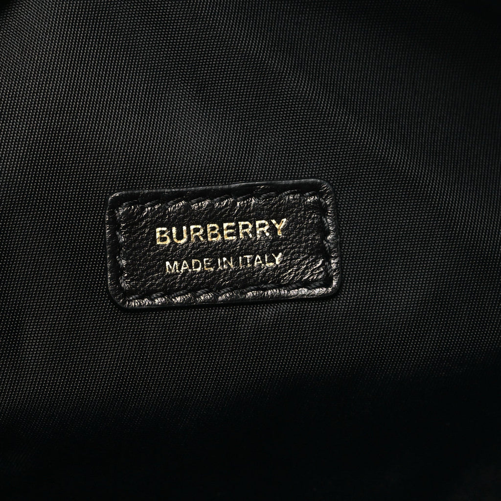 Lambskin Exploded Quilted Check New Barrel Bag Black