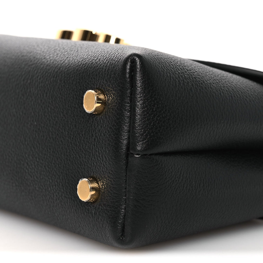 Supple Grained Calfskin Teen Nino Black