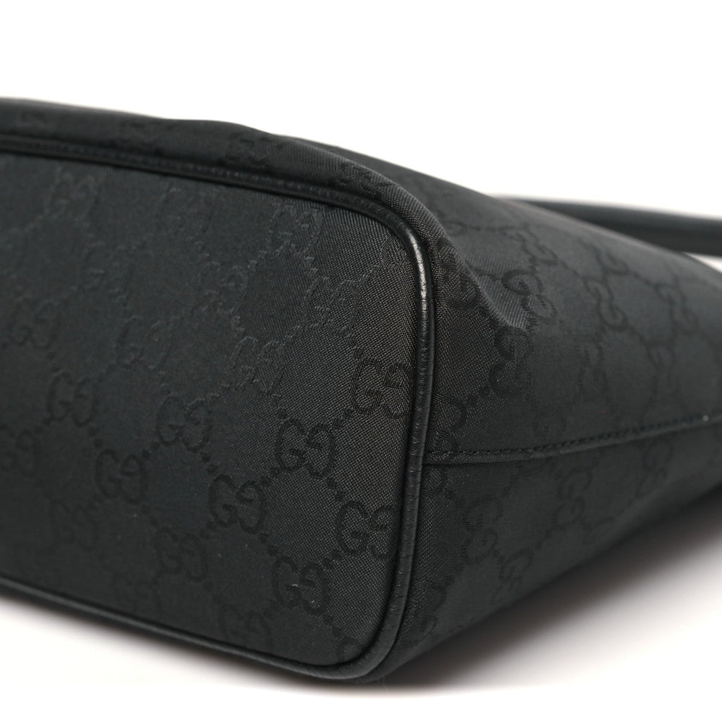 Nylon Monogram Small Hobo Black