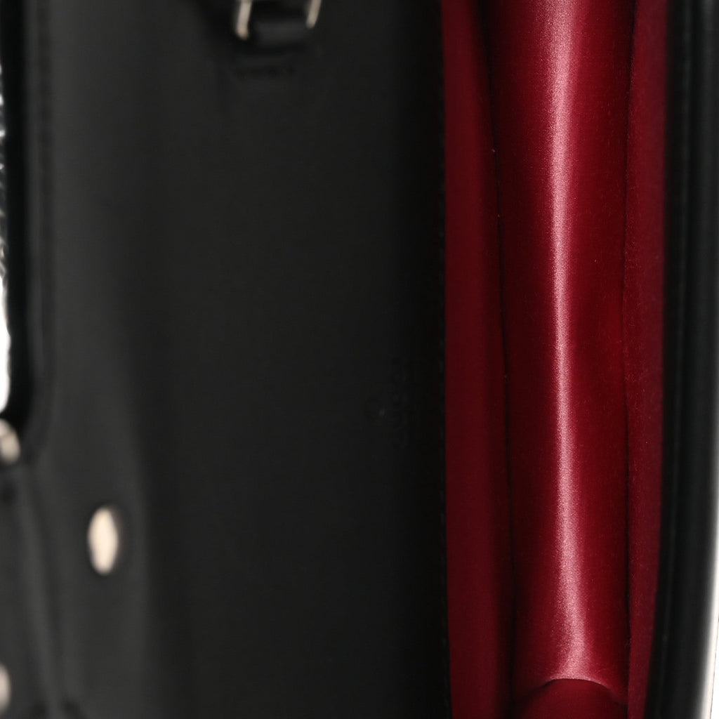 Velvet Crystal Super Mini Dionysus Shoulder Bag Black