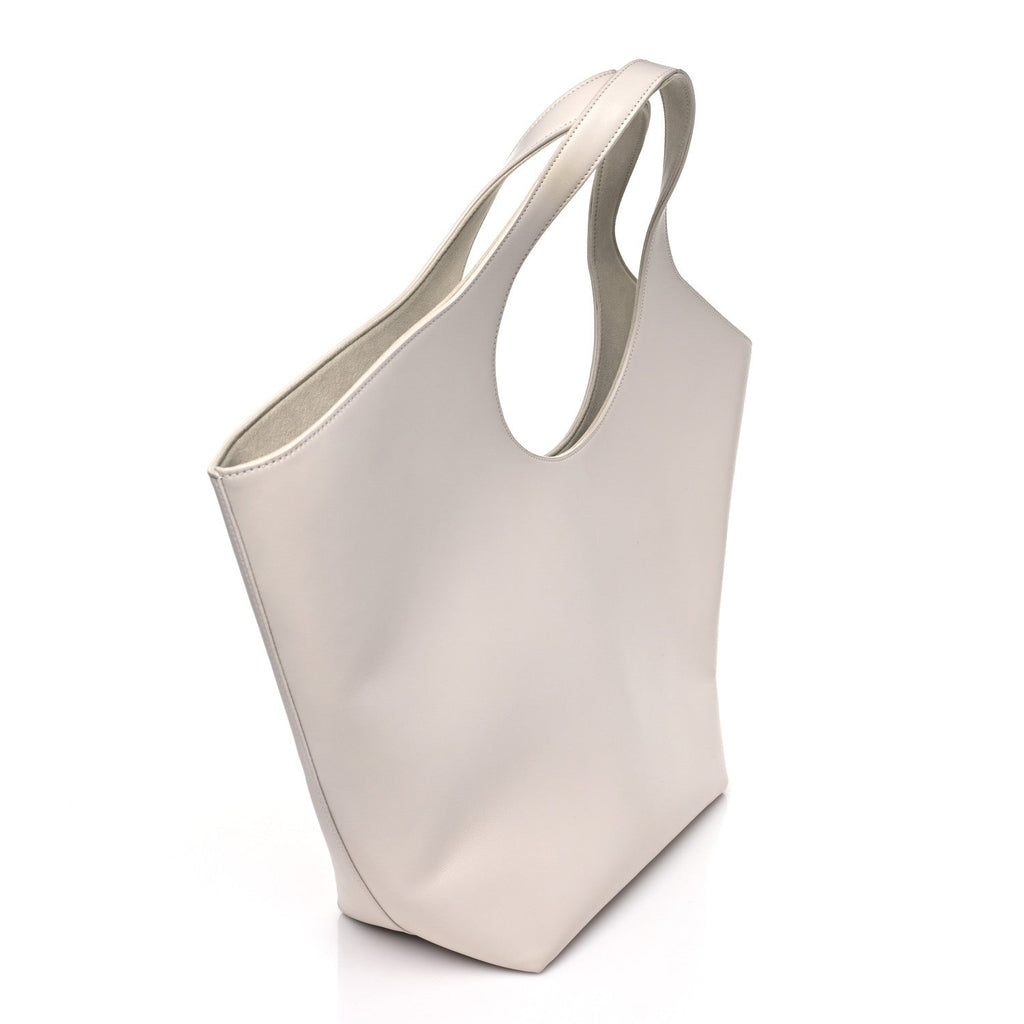 Smooth Calfskin Mary Kate Tote White