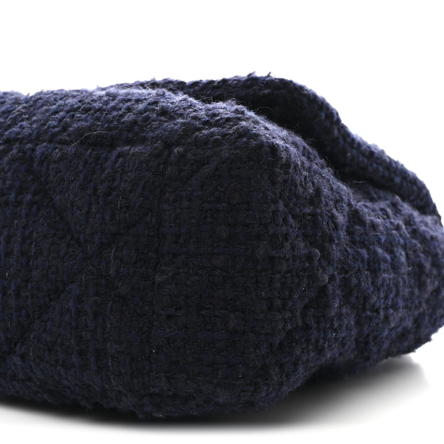Tweed Quilted Maxi Chanel 19 Flap Navy