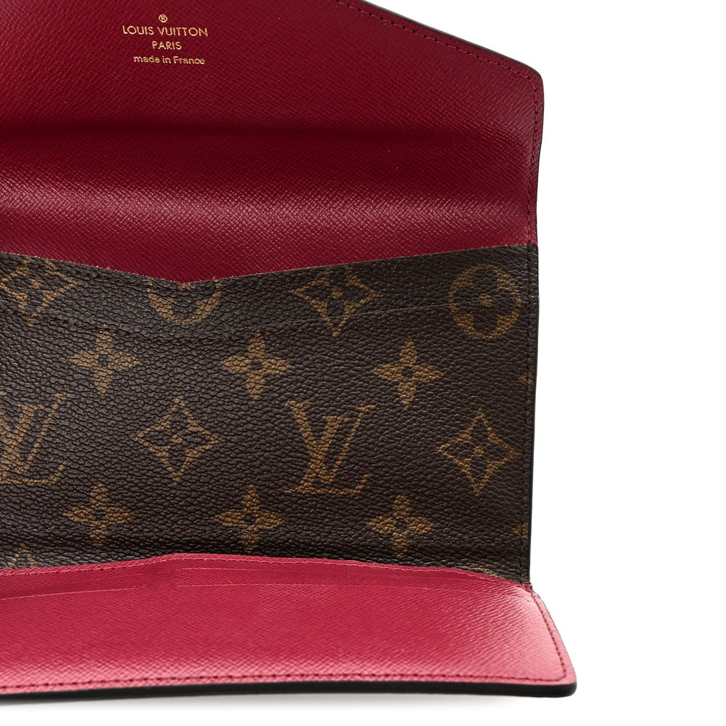 Monogram Josephine Wallet Fuchsia