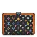 Monogram Multicolor French Purse Wallet Black