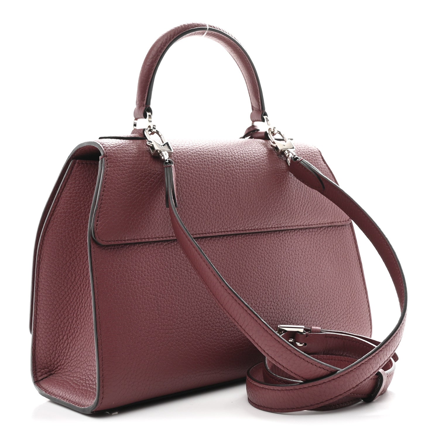 Carat Calfskin Rejane PM Wood Rose