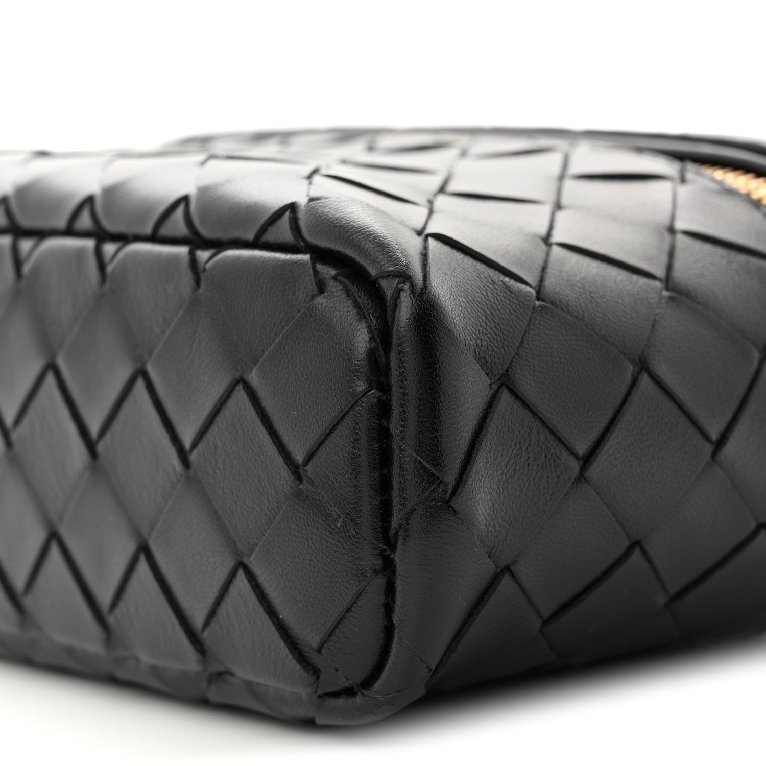 Calfskin Intrecciato Bang Bang Vanity Case Black