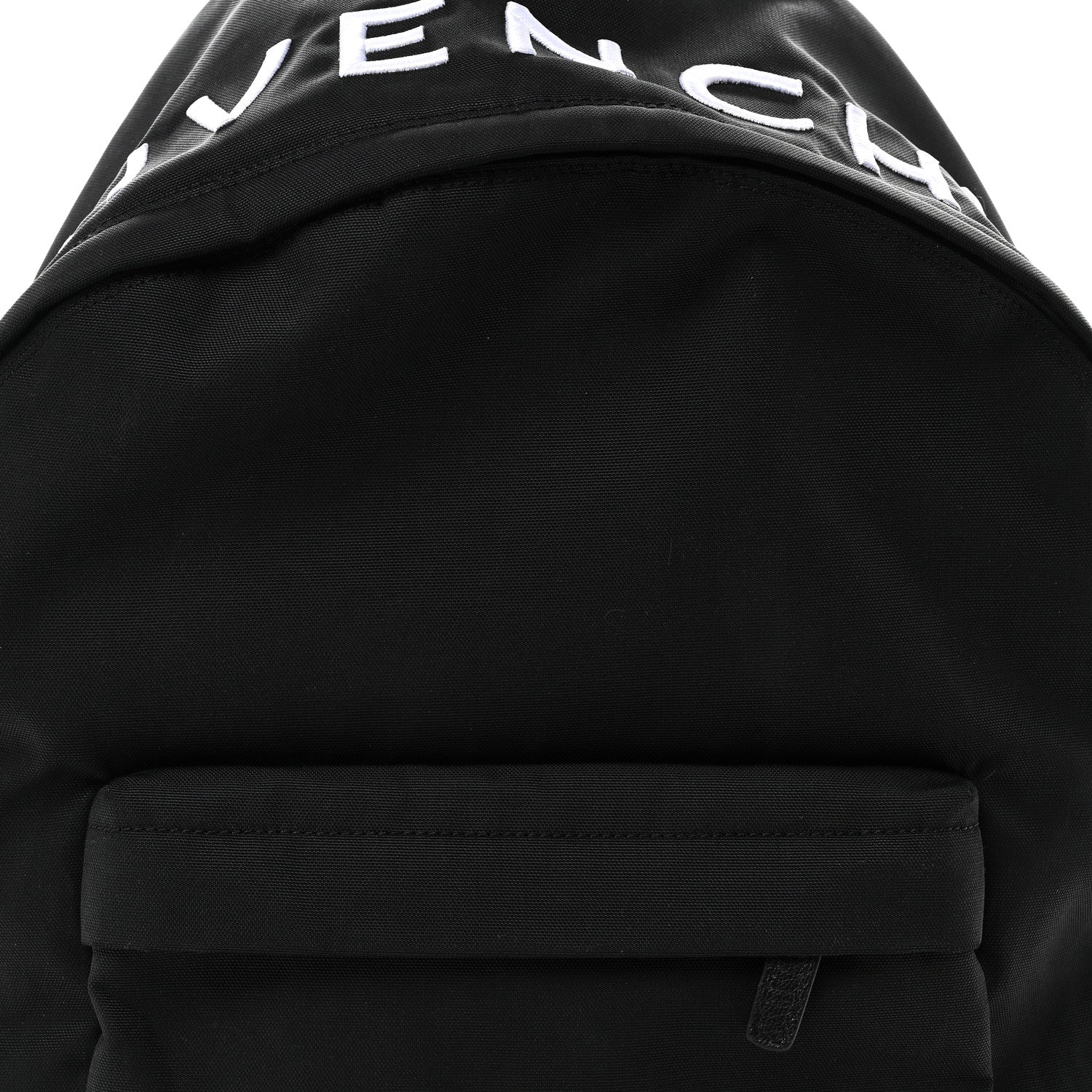 Nylon Essential Backpack Black White