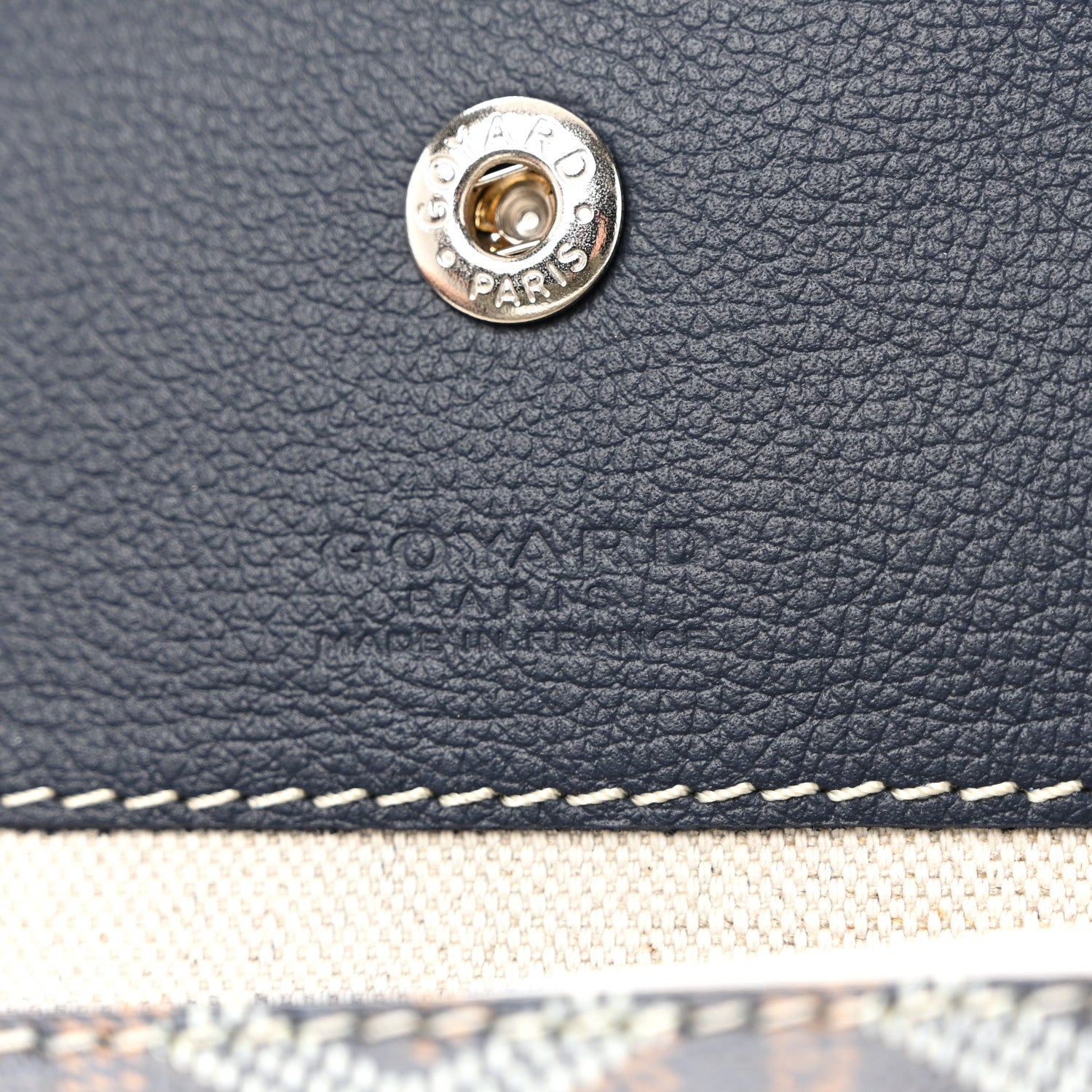 Goyardine Boheme Hobo Navy Blue