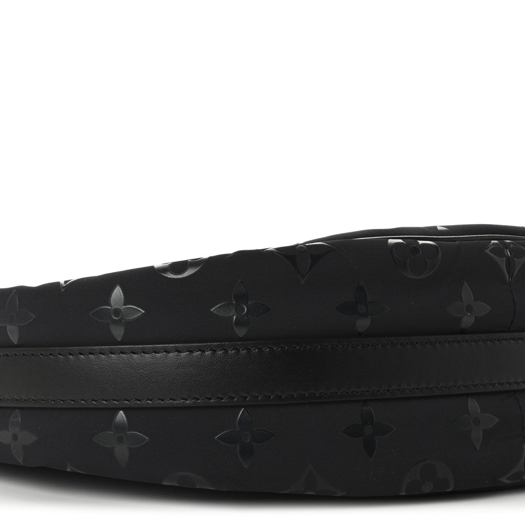 Nylon Monogram Loop Pocket Hobo Polar Night