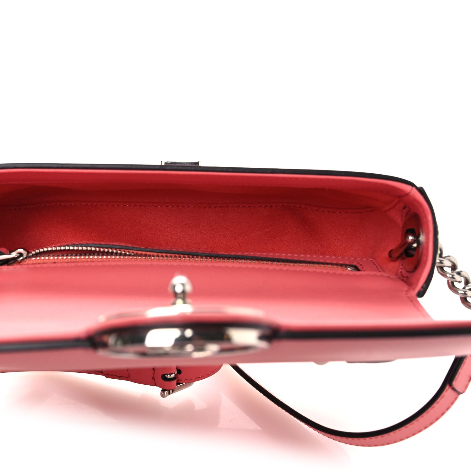 Senna Calfskin Petite GG Top Handle Shoulder Bag Pink