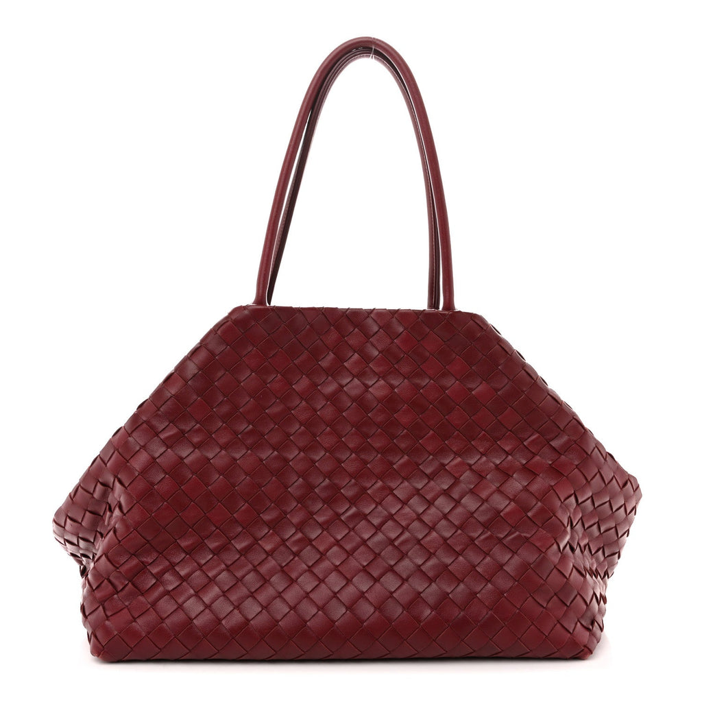 Nappa Intrecciato Tote Bag Barolo