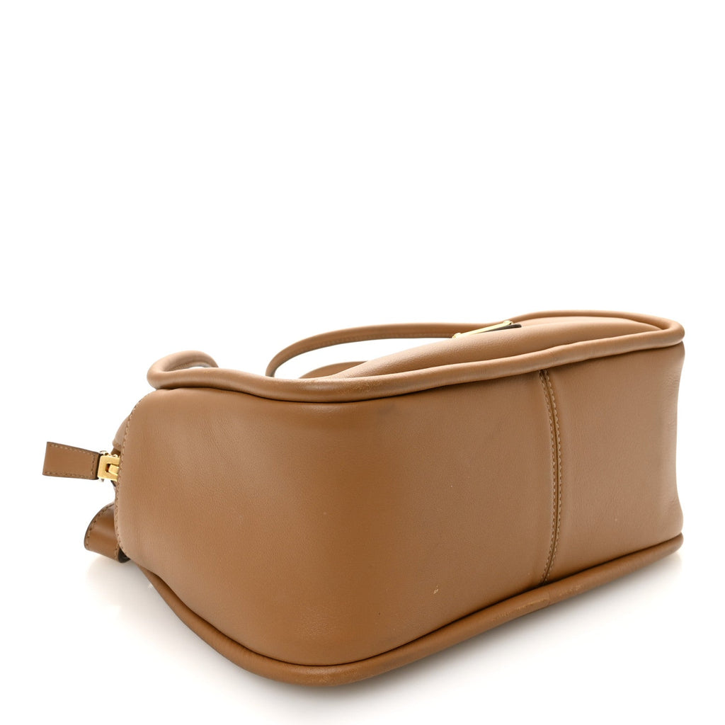 Soft Calfskin Darling Shoulder Bag Caramel