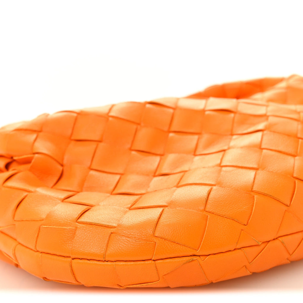 Nappa Intrecciato Mini Jodie Tangerine