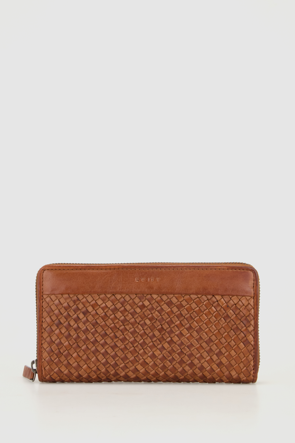 RFID Palma Leather Zip Wallet