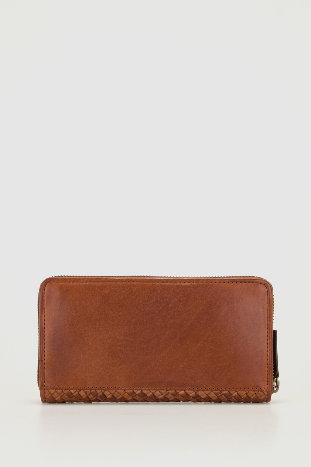 RFID Palma Leather Zip Wallet