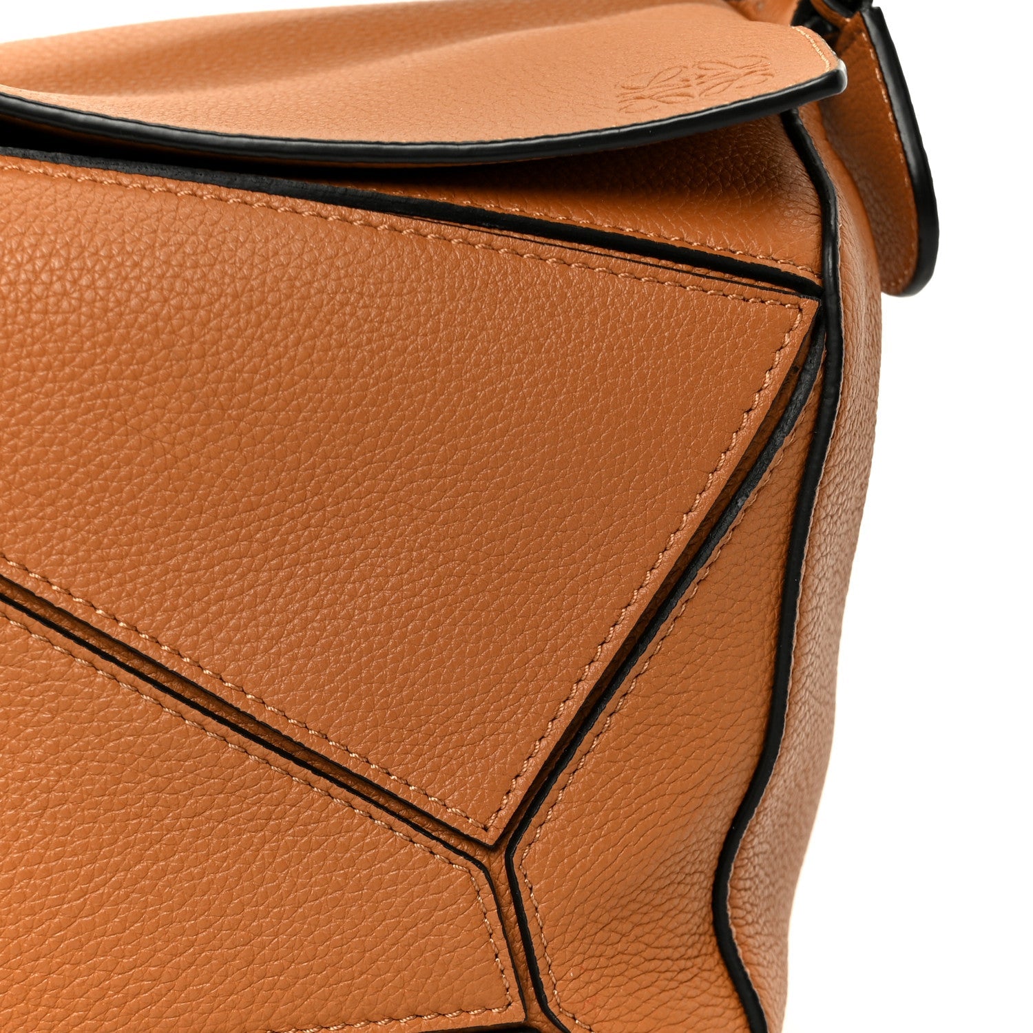 Calfskin Medium Puzzle Bag Tan